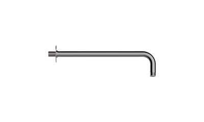 BOSSINI HANSGROHE NOBU Держатель для верхнего душа с круглым отражателем  350 мм, из стали Inox INH030H.075 Матовая нержавеющая сталь от интернет-магазина Purezza 
