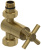 Сунержа Вентиль прямой крест G 1/2" НР х G 3/4" НГ 051-1409-1234 Состаренная латунь от интернет-магазина Purezza 