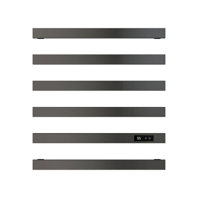 Maxonor TONE Электрический полотенцесушитель 640х600 PL-TRE09SS6-9 (60) Матовый графит от интернет-магазина Purezza 