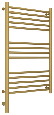 Сунержа Богема 3.0 прямая Электрический полотенцесушитель 800х500 Матовое золото от интернет-магазина Purezza 