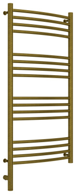 Сунержа Богема 3.0 выгнутая Электрический полотенцесушитель 1000х500 Состаренная бронза от интернет-магазина Purezza 
