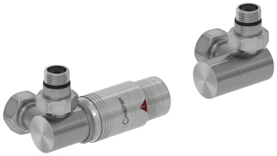 Сунержа Автоматический терморегулятор 3D G 1/2" НР х G 3/4" НГ (набор) Сатин от интернет-магазина Purezza 