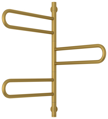 Сунержа Парео 4.0-3С Электрический поворотный полотенцесушитель 773х535 032-0823-0773 Матовое золото от интернет-магазина Purezza 