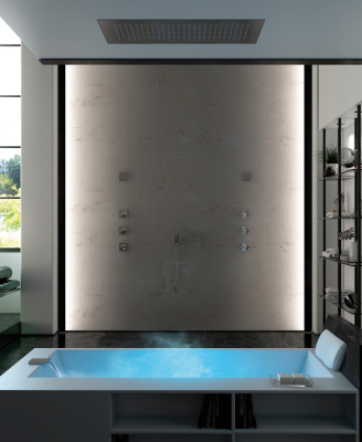 Bossini Dream XL Верхний прямоугольный душ 100х50 см, WI0375.030 от интернет-магазина Purezza 