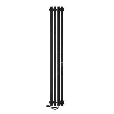 INDIGO Style 4 PRO Полотенцесушитель электрический 1200х180 LSPRE120-18BRRt Черный муар от интернет-магазина Purezza 