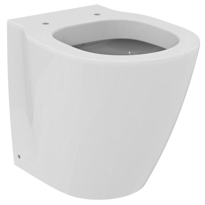 Ideal Standard CONNECT SPACE Напольный пристенный унитаз-соло, горизонтальный выпуск, короткая протекция E119901 Белый от интернет-магазина Purezza 