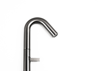 Knotlor Elixir Смеситель для накладной раковины SS-31/GM Вороненая сталь от интернет-магазина Purezza 