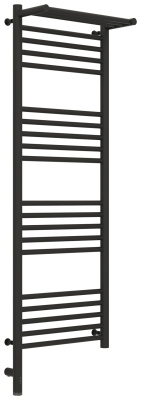 Сунержа Богема с полкой 3.0 Электрический полотенцесушитель 1200х400 Темный титан муар от интернет-магазина Purezza 