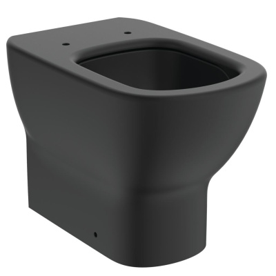 Ideal Standard TESI AquaBlade Напольный пристенный унитаз соло (чаша) T0077V3 Черный матовый от интернет-магазина Purezza 