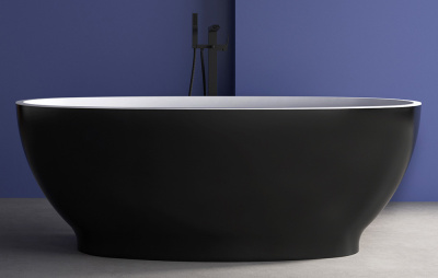 ABBER Акриловая ванна 165x80x60 AB9207MB Черный от интернет-магазина Purezza 