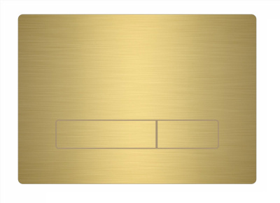 KK-POL Смывная клавиша  Vitrum Metal Slim, 350/PSM/008-00-00 Шампань от интернет-магазина Purezza 