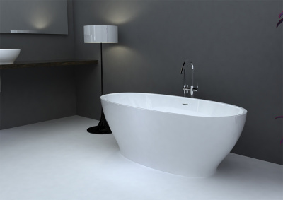 ABBER Акриловая ванна 165x80x60 AB9207 от интернет-магазина Purezza 