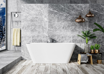 Cezares Liner Solid Surface Ванна из искусственного камня 1700x800x600 CZR-LINER-170-80-60-SSB Белый матовый от интернет-магазина Purezza 