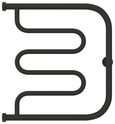 Сунержа Лира+ Водяной полотенцесушитель 500х500 15-4011-5050 Темный титан муар от интернет-магазина Purezza 