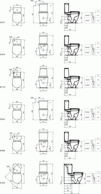 Ideal Standard CONNECT SPACE Напольный унитаз, горизонтальный выпуск (60 см проекция) для монтажа с бачком E119501 Белый от интернет-магазина Purezza 