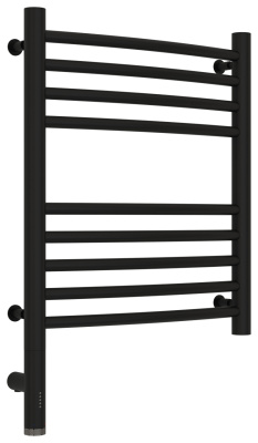 Сунержа Богема 3.0 выгнутая Электрический полотенцесушитель 500х400 Матовый черный от интернет-магазина Purezza 