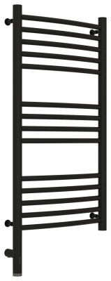Сунержа Богема 3.0 выгнутая Электрический полотенцесушитель 800х400 Матовый черный от интернет-магазина Purezza 