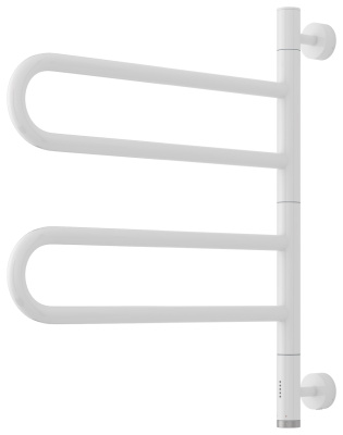 Сунержа Парео 4.0-2С Электрический поворотный полотенцесушитель 567х535 12-0823-0567 Белый от интернет-магазина Purezza 