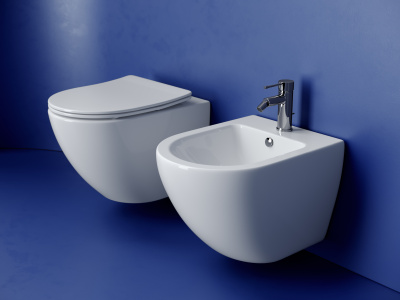 Ceramicanova Metropol Торнадо Подвесной унитаз безободковый CN4002T Белый от интернет-магазина Purezza 