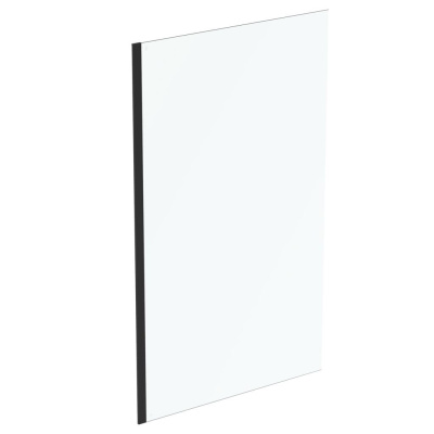 Ideal Standard CONNECT 2 Wetroom panel Фиксированная панель, длина 854-1154 мм, цвет профиля черный, стекло прозрачное от интернет-магазина Purezza 