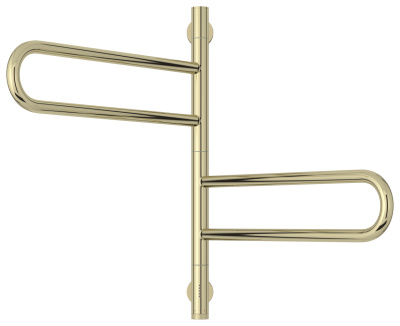 Сунержа Парео 4.0-2С Электрический поворотный полотенцесушитель 567х535 020-0823-0567 Шампань от интернет-магазина Purezza 