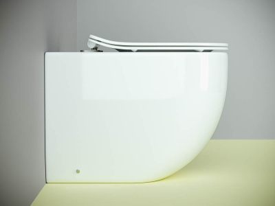 Ceramicanova Metropol Rimless Напольный приставной унитаз CN4004 Белый от интернет-магазина Purezza 