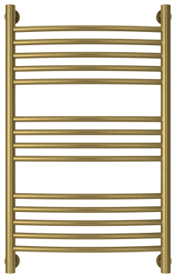 Сунержа Богема+ выгнутая Водяной полотенцесушитель 800х500 051-0221-8050 Состаренная латунь от интернет-магазина Purezza 