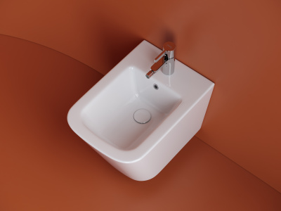 Ceramicanova Union Подвесное биде CN4010 Белый от интернет-магазина Purezza 