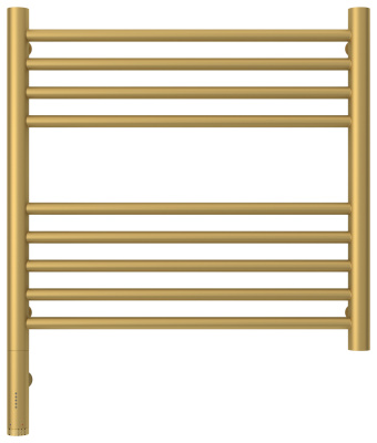 Сунержа Богема 3.0 прямая Электрический полотенцесушитель 500х500 Матовое золото от интернет-магазина Purezza 