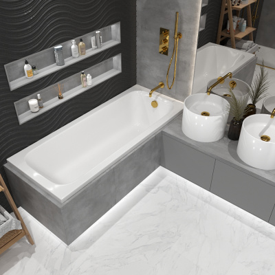 Whitecross Vibe Акриловая ванна 180х75 0105.180075.100 от интернет-магазина Purezza 