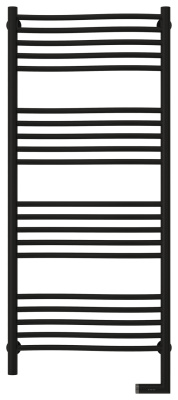 Сунержа Флюид 2.0 Электрический полотенцесушитель 1200х500 Матовый черный от интернет-магазина Purezza 