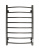 САНПРИЗ Классик Электрический полотенцесушитель 800х500 (подкл. универсальное) 11176ОС Оружейная сталь от интернет-магазина Purezza 