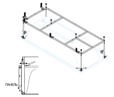 CEZARES ECO-165-70-MF-R Металлический каркас  от интернет-магазина Purezza 