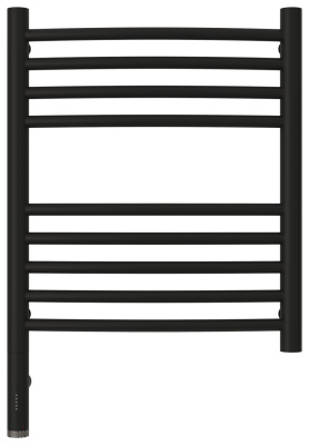 Сунержа Богема 3.0 выгнутая Электрический полотенцесушитель 500х400 Матовый черный от интернет-магазина Purezza 