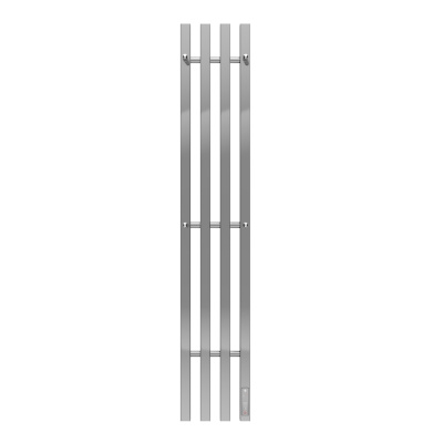 Terminus Стойка QUATRO профиль Электрический полотенцесушитель 1200х210 4670078557285 Черный муар от интернет-магазина Purezza 