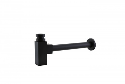 Belbagno Сифон для раковины BB-SMQ2-NERO Черный от интернет-магазина Purezza 