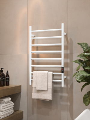 Maxonor IDEAL Электрический полотенцесушитель 800х500 PL-TRE10SS8-8 (50) Матовый белый от интернет-магазина Purezza 