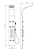 beWash Душевая панель с термостатическим смесителем, цвет матовый хром, арт. BV4TMSP9776 интернет-магазин Purezza beWash Душевая панель с термостатическим смесителем, цвет матовый хром, арт. BV4TMSP9776 от интернет-магазина Purezza