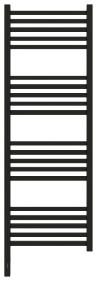 Сунержа Модус 3.0 Электрический полотенцесушитель 1200х400 Матовый черный от интернет-магазина Purezza 