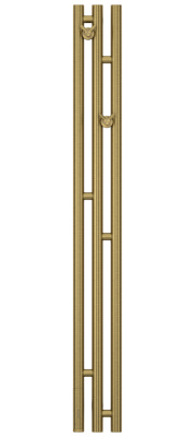 Сунержа Терция 3.0 Электрический полотенцесушитель 1200х106 Состаренная латунь от интернет-магазина Purezza 