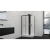 Black&White G8708 душевая кабина с чёрным профилем 110х80 от интернет-магазина Purezza 