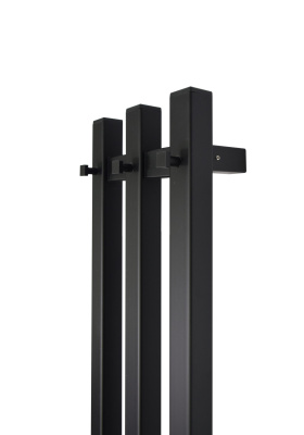 Grois Trio Полотенцесушитель электрический GR128 19х120 П3 9005 Матовый черный от интернет-магазина Purezza 