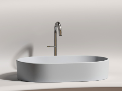 Ceramicanova Element Умывальник чаша накладная овальная 60.8х38.5 CN6048MSG Серый матовый от интернет-магазина Purezza 