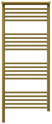 Сунержа Богема с полкой 3.0 Электрический полотенцесушитель 1200х500 Состаренная бронза от интернет-магазина Purezza 