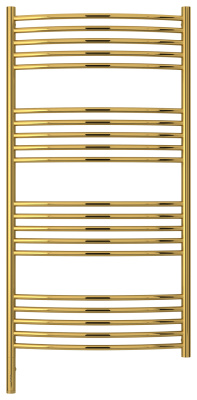 Сунержа Богема 3.0 выгнутая Электрический полотенцесушитель 1200х600 Золото от интернет-магазина Purezza 