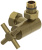 Сунержа Вентиль 3D правый (крест) G 1/2" НР х G 3/4" НГ 05-1411-1234 Состаренная бронза от интернет-магазина Purezza 