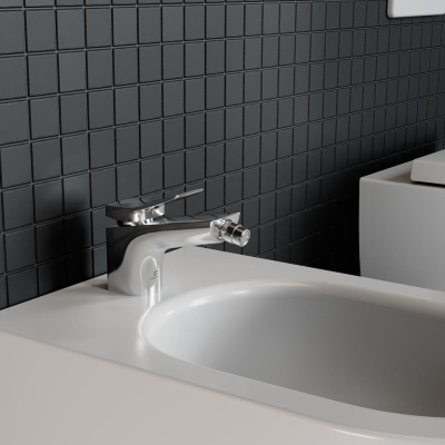 Ideal Standard CONCA Однорукоятковый смеситель для биде с донным клапаном BC760AA от интернет-магазина Purezza 