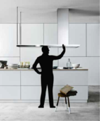 Falmec LUMEN ISOLA NRS 175 DX Островная вытяжка 1750 мм "Тихая вытяжка", CLUI75.E4P2#NEUI490F от интернет-магазина Purezza 