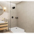 Hansgrohe Crometta S Верхний душ 24см., потолочный/настенный, 1jet, цвет: черный матовый, арт. 26723670 от интернет-магазина Purezza 