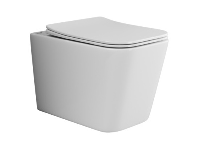 Ceramicanova Cubic Rimless Подвесной унитаз CN1806 Белый от интернет-магазина Purezza 